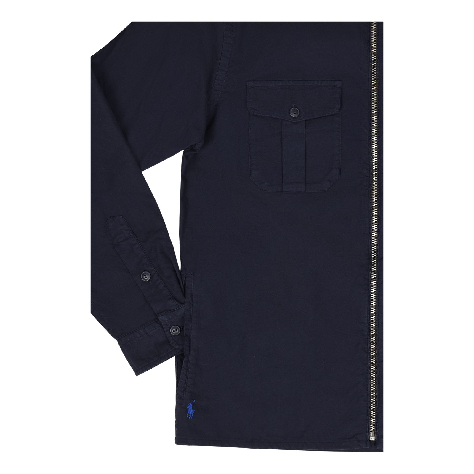 Garment-Dyed Oxford Overshirt