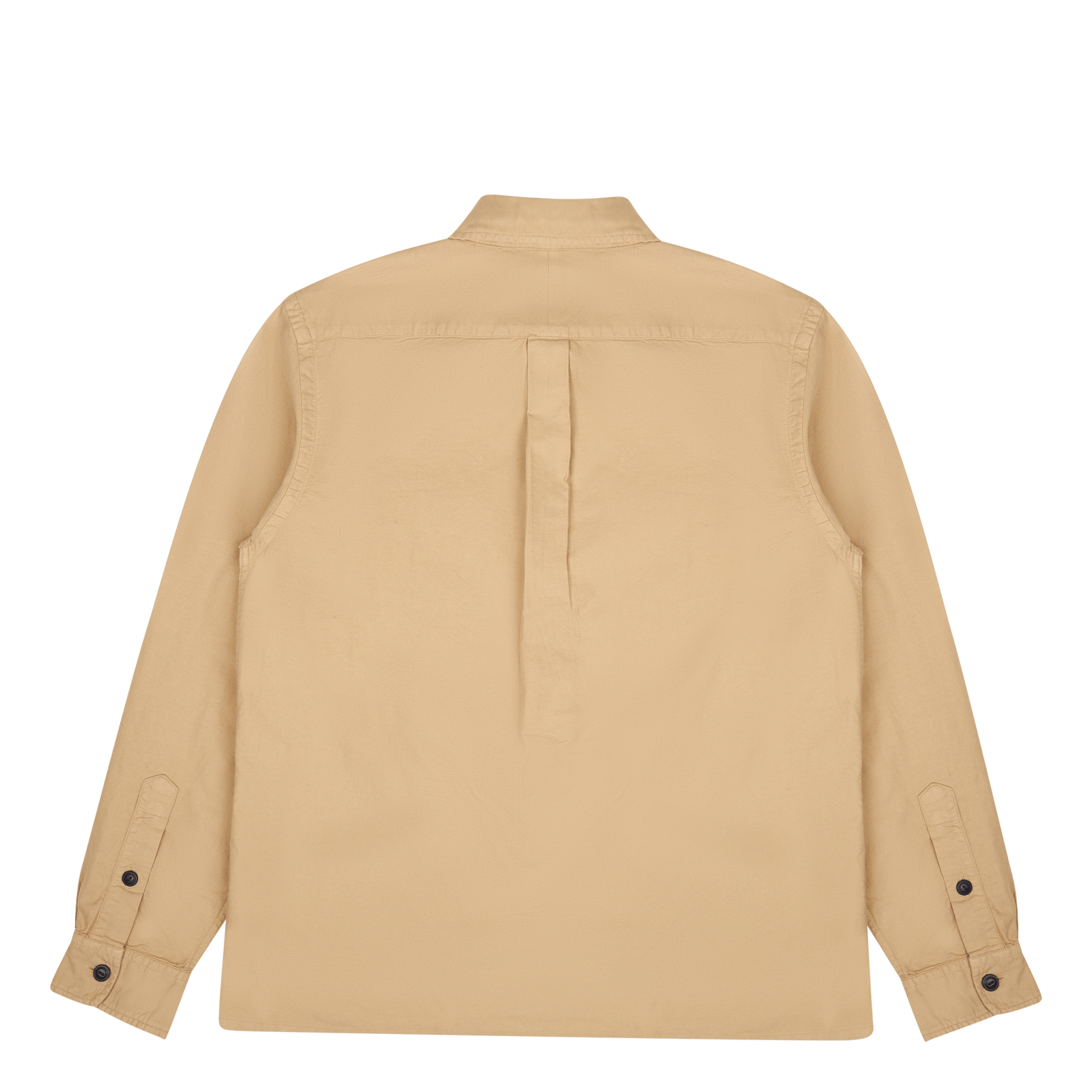 Garment-Dyed Oxford Overshirt Surrey Tan