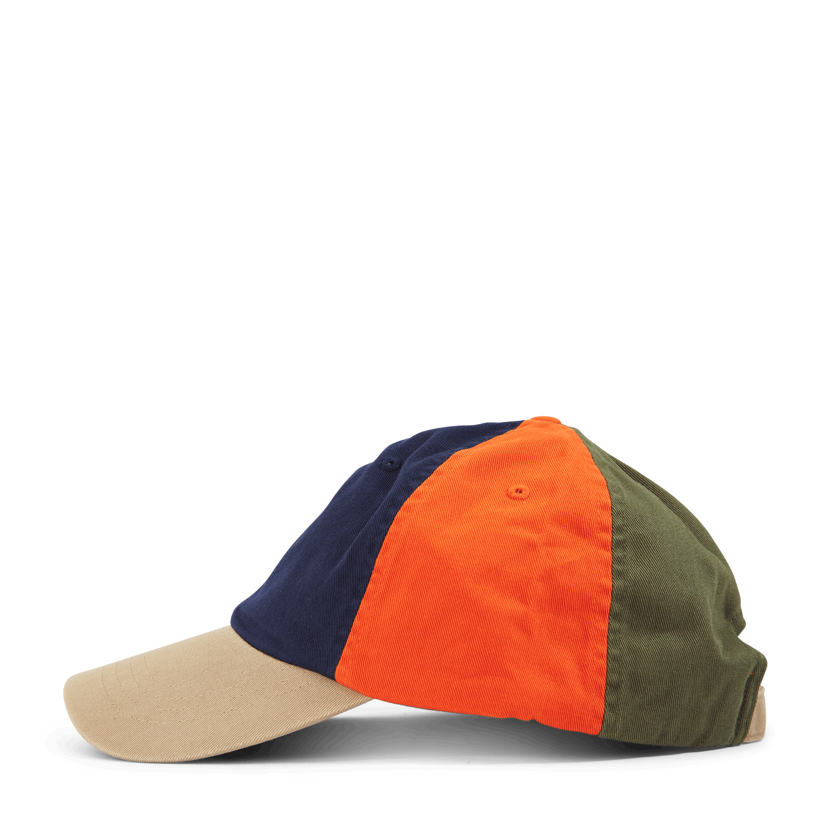 Color-Blocked Twill Ball Cap