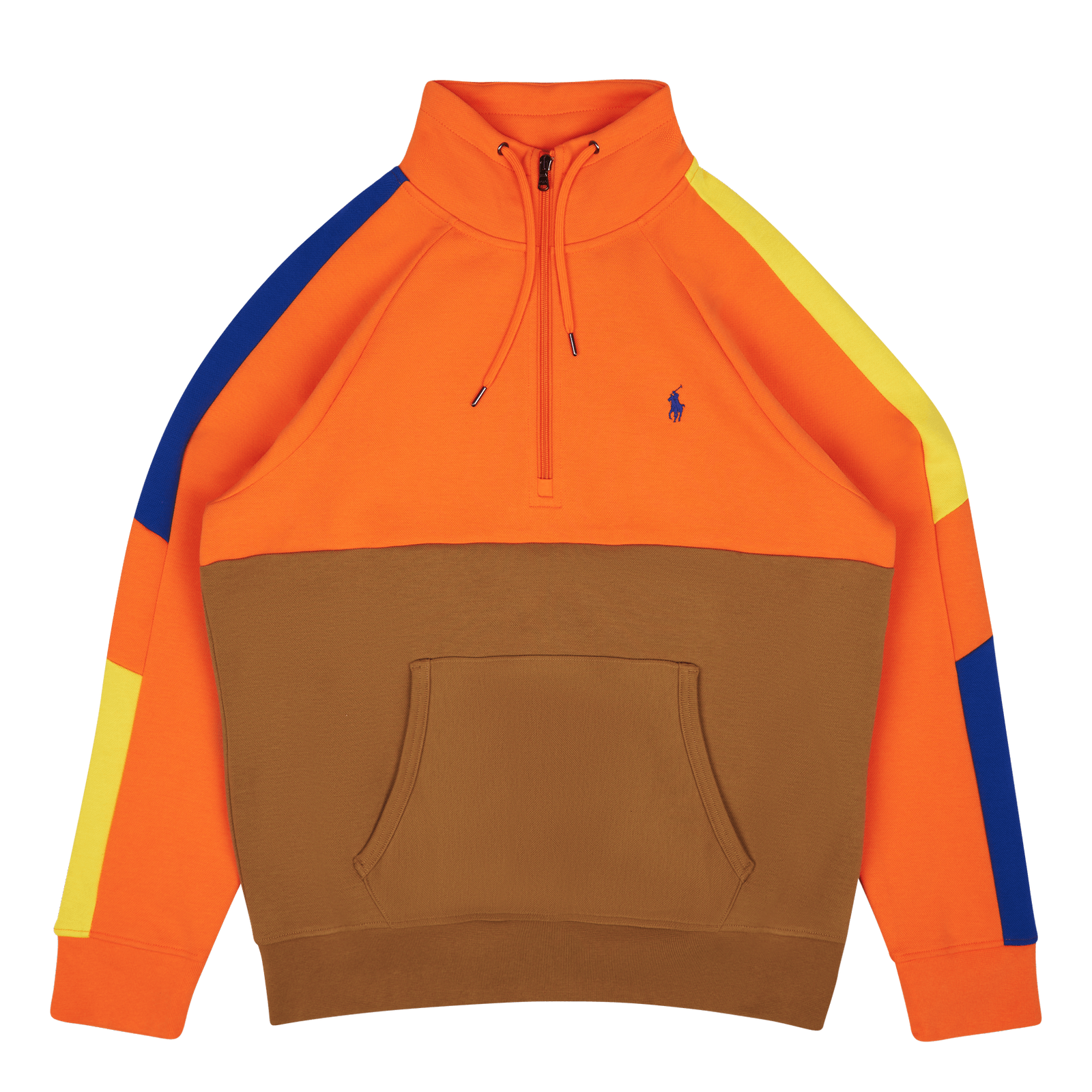 Double-Knit Mesh Sweatshirt Resort Orange Multi