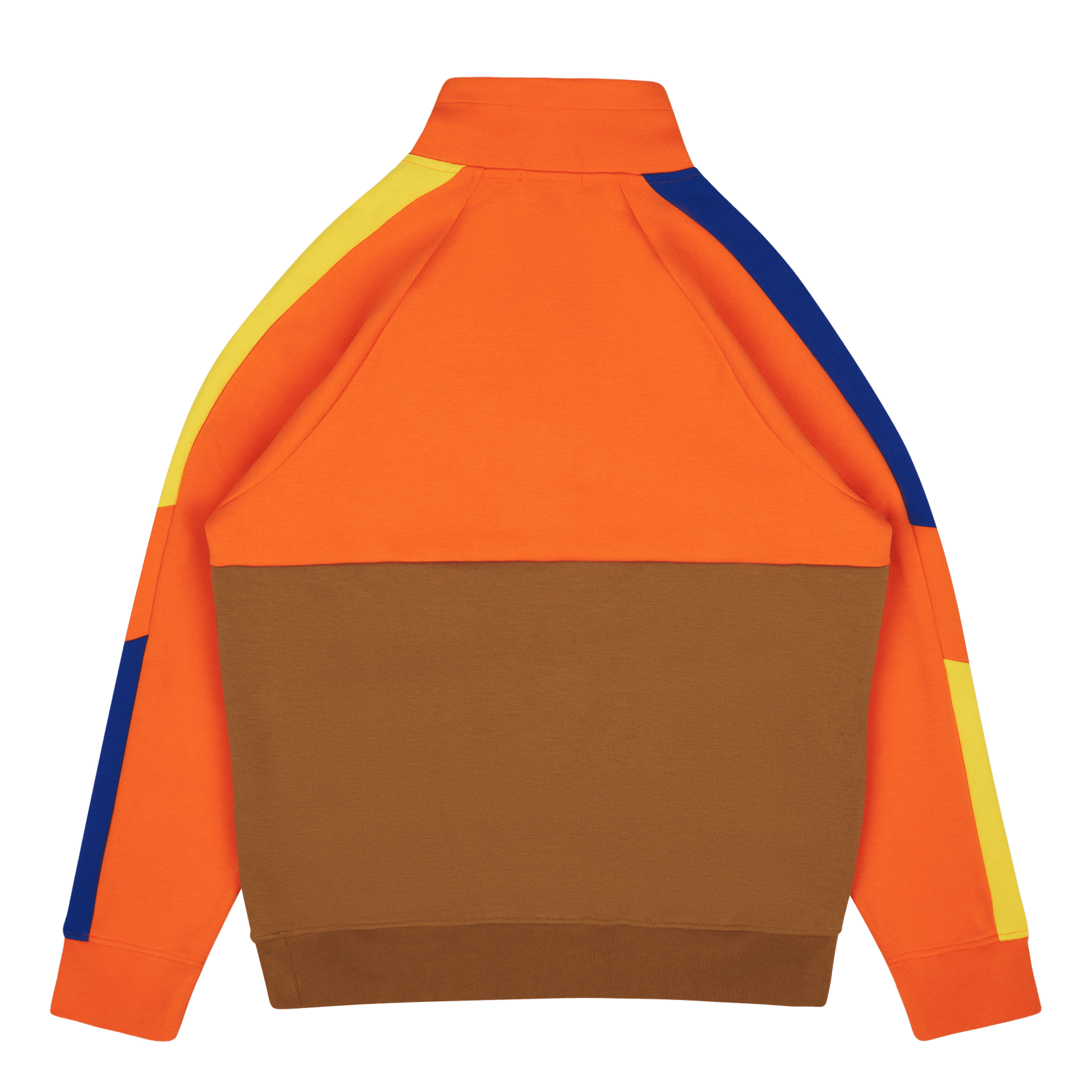 Double-Knit Mesh Sweatshirt Resort Orange Multi