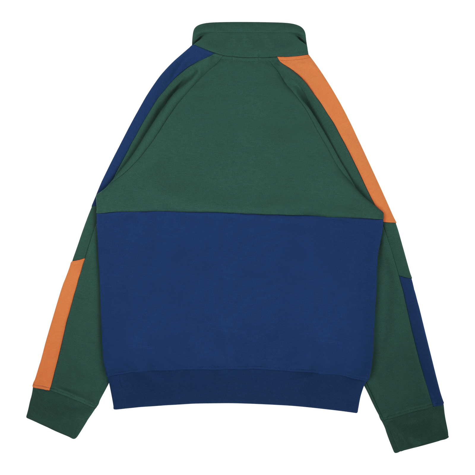 Double-Knit Mesh Sweatshirt Primary Green Multi