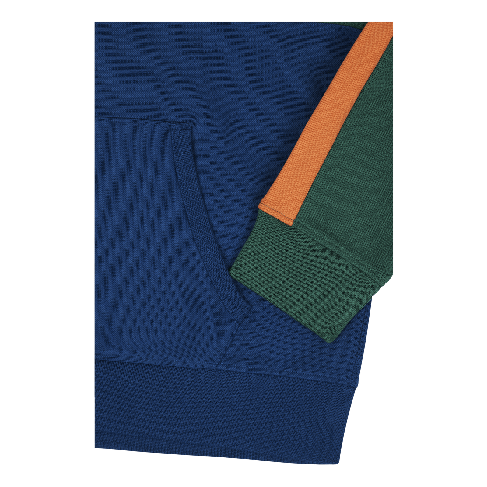 Double-Knit Mesh Sweatshirt Primary Green Multi