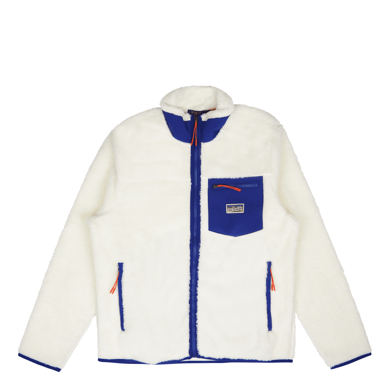 Bonded Pile Fleece Jacket Clubhouse Cream Multi