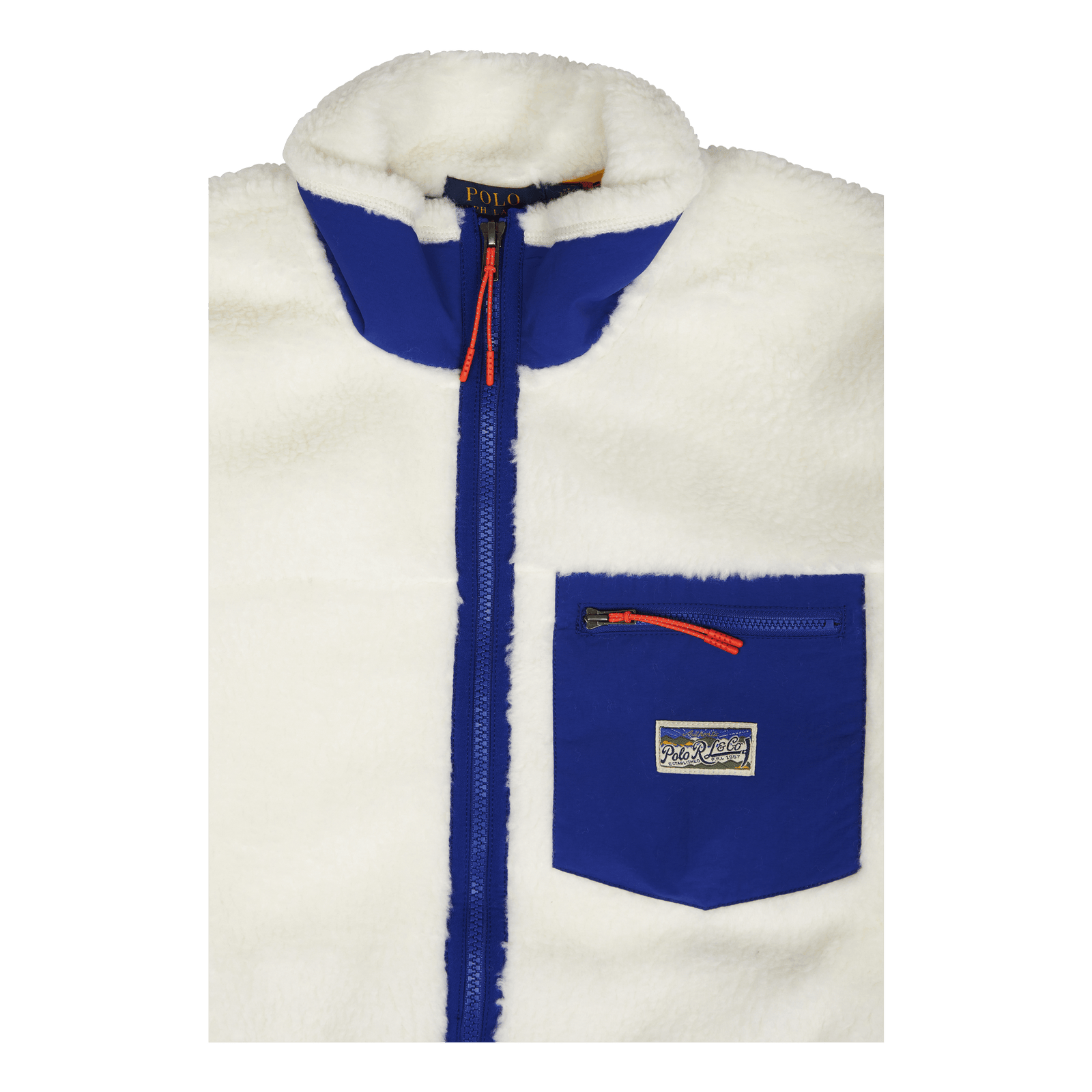 Bonded Pile Fleece Jacket Clubhouse Cream Multi