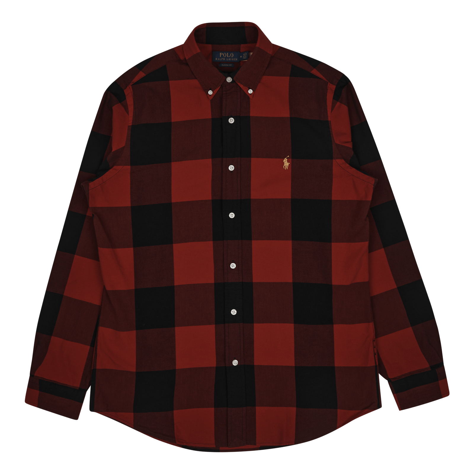 Classic Fit Oxford Shirt Red/Black