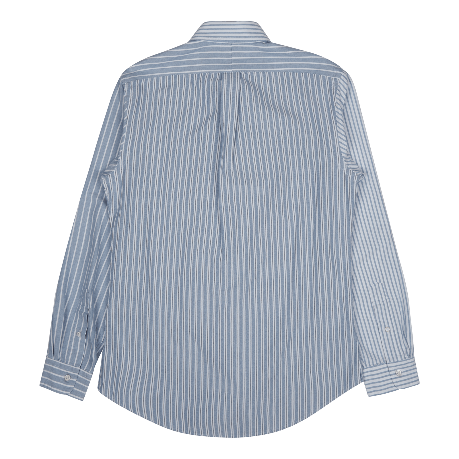Custom Fit Striped Oxford Fun Shirt Blue Funshirt