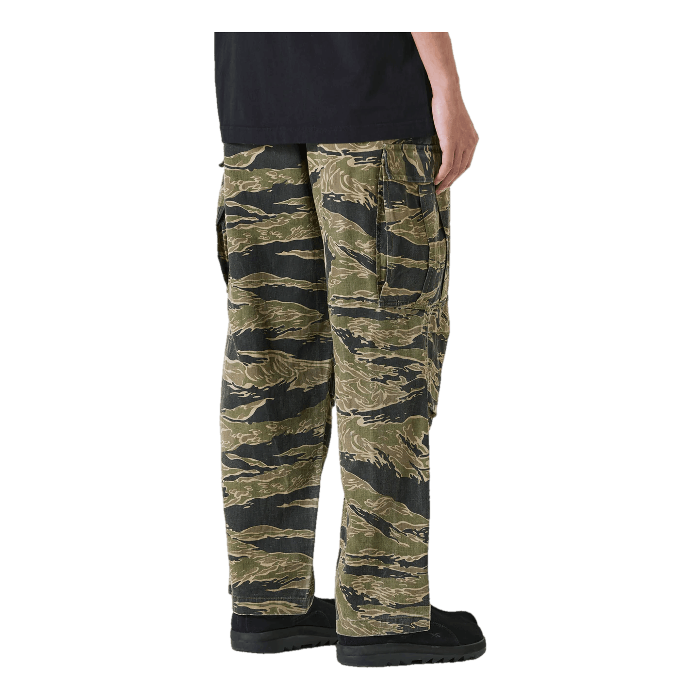 Tigerstripe Loose Cargo Pants Mint Gold
