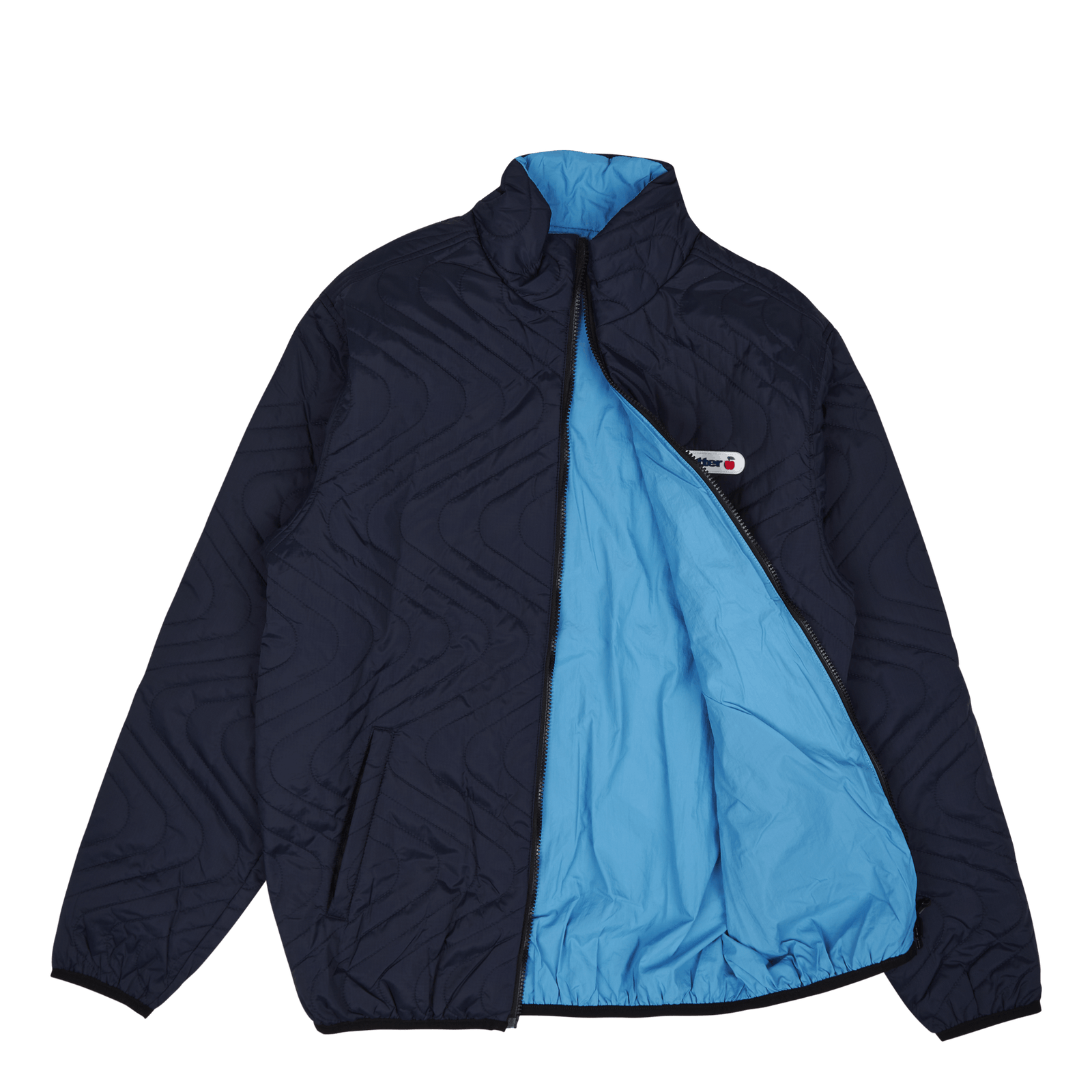 Quilted Reversble Jacket Navy/blue