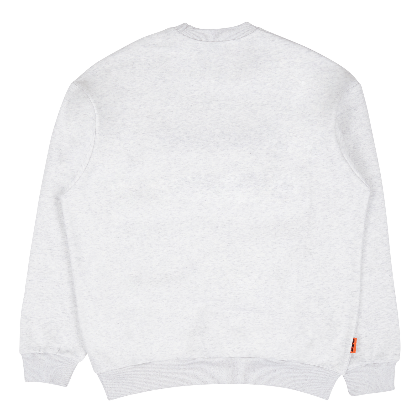 Chenille Logo Crewneck Sweatsh Ash Grey