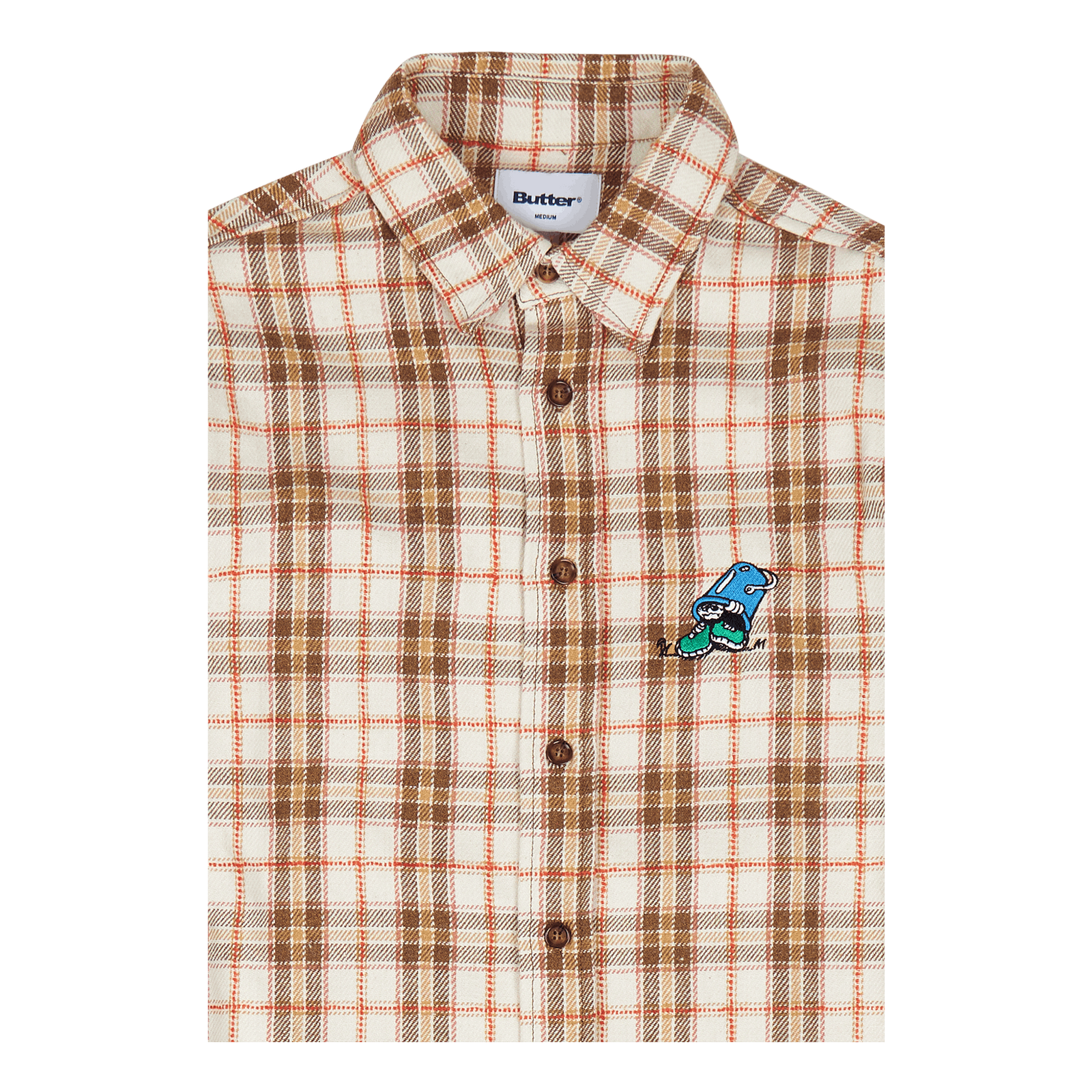 Bucket Plaid Shirt Brown