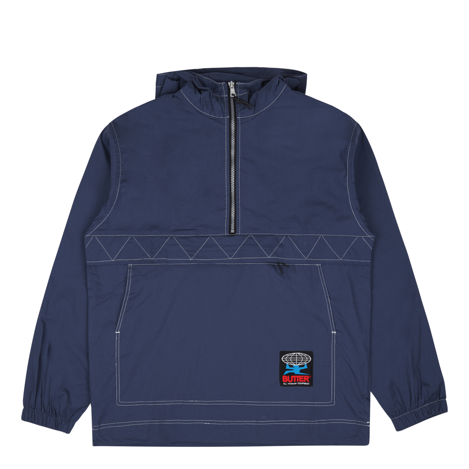 Terrain Contrast Stitch Jacket Navy