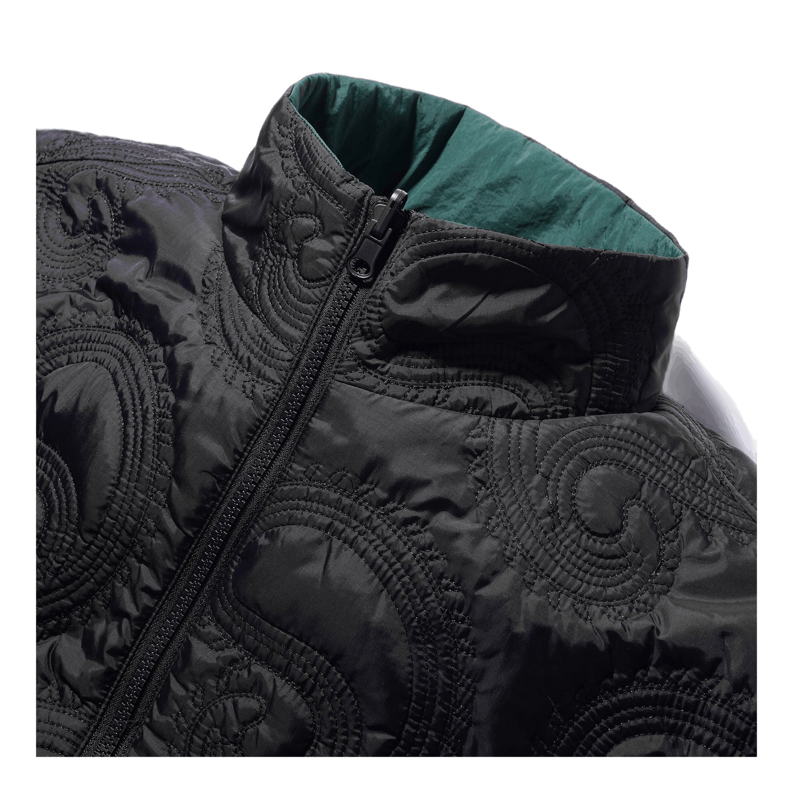 Paisley Reversible Puffer Jack Black