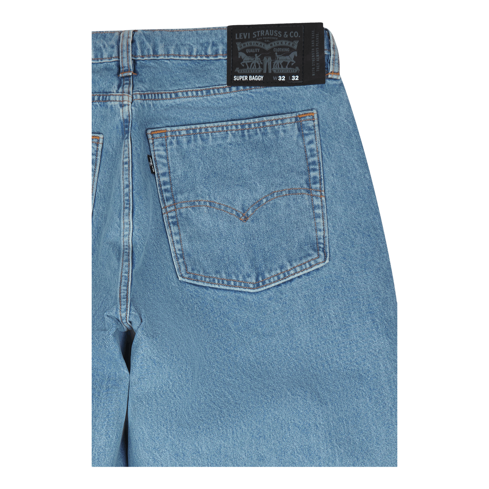 Skate Hella Baggy Med Indigo - Flat Finish