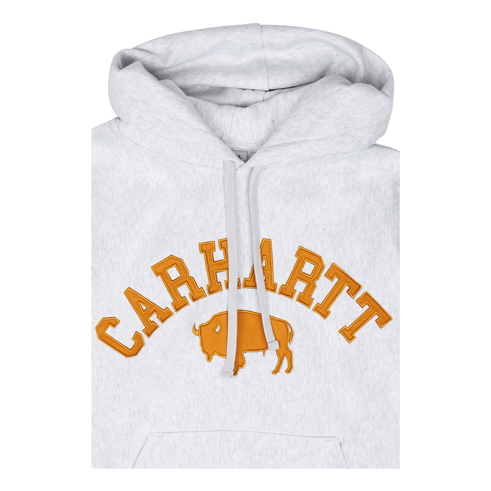 Hooded Locker Sweat Ash Heather / Brown