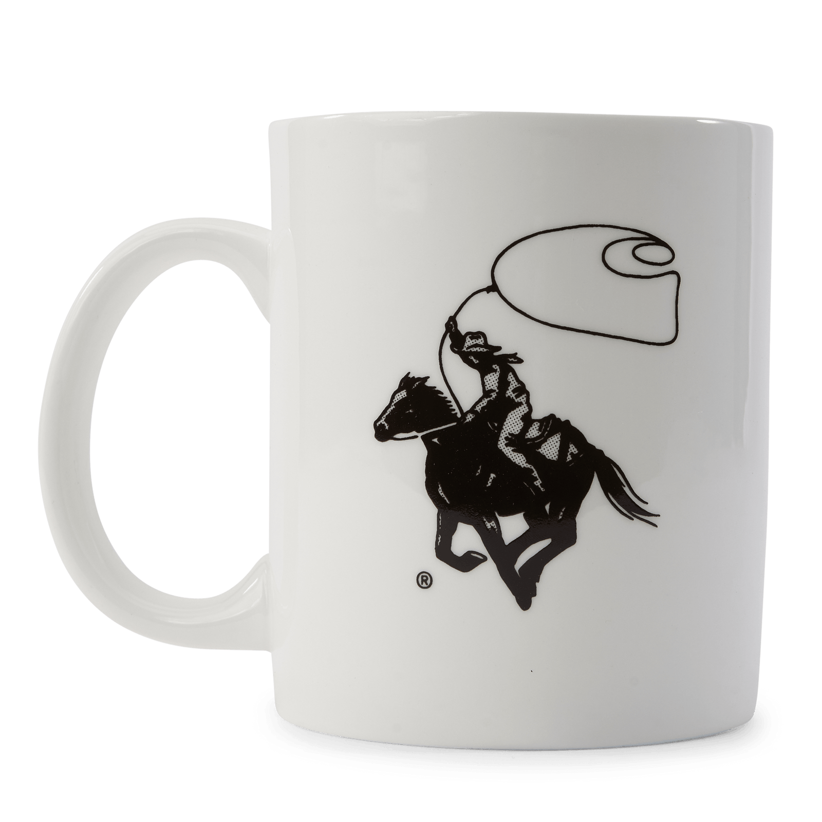 Lasso Mug White / Black