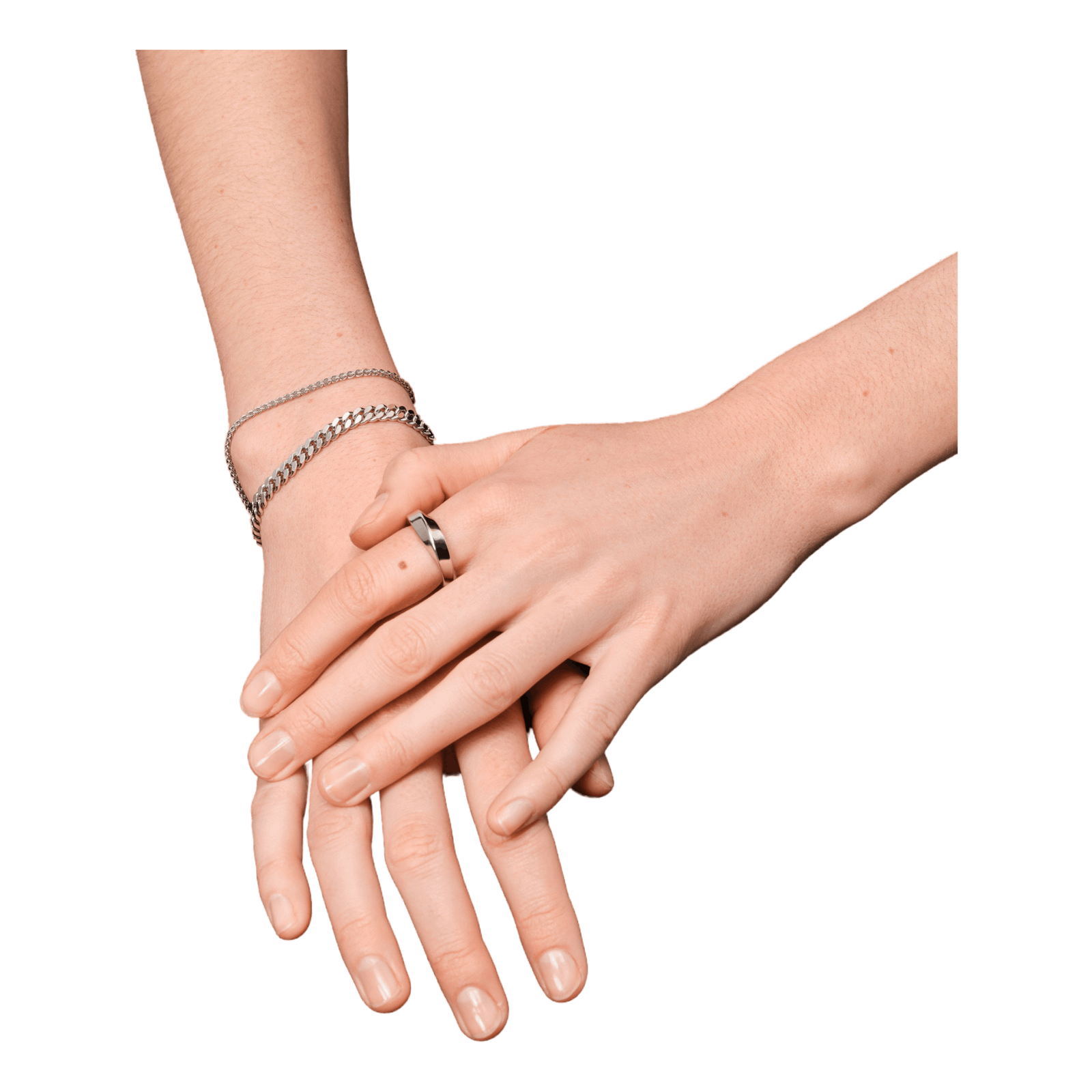 Curb Bracelet L Silver