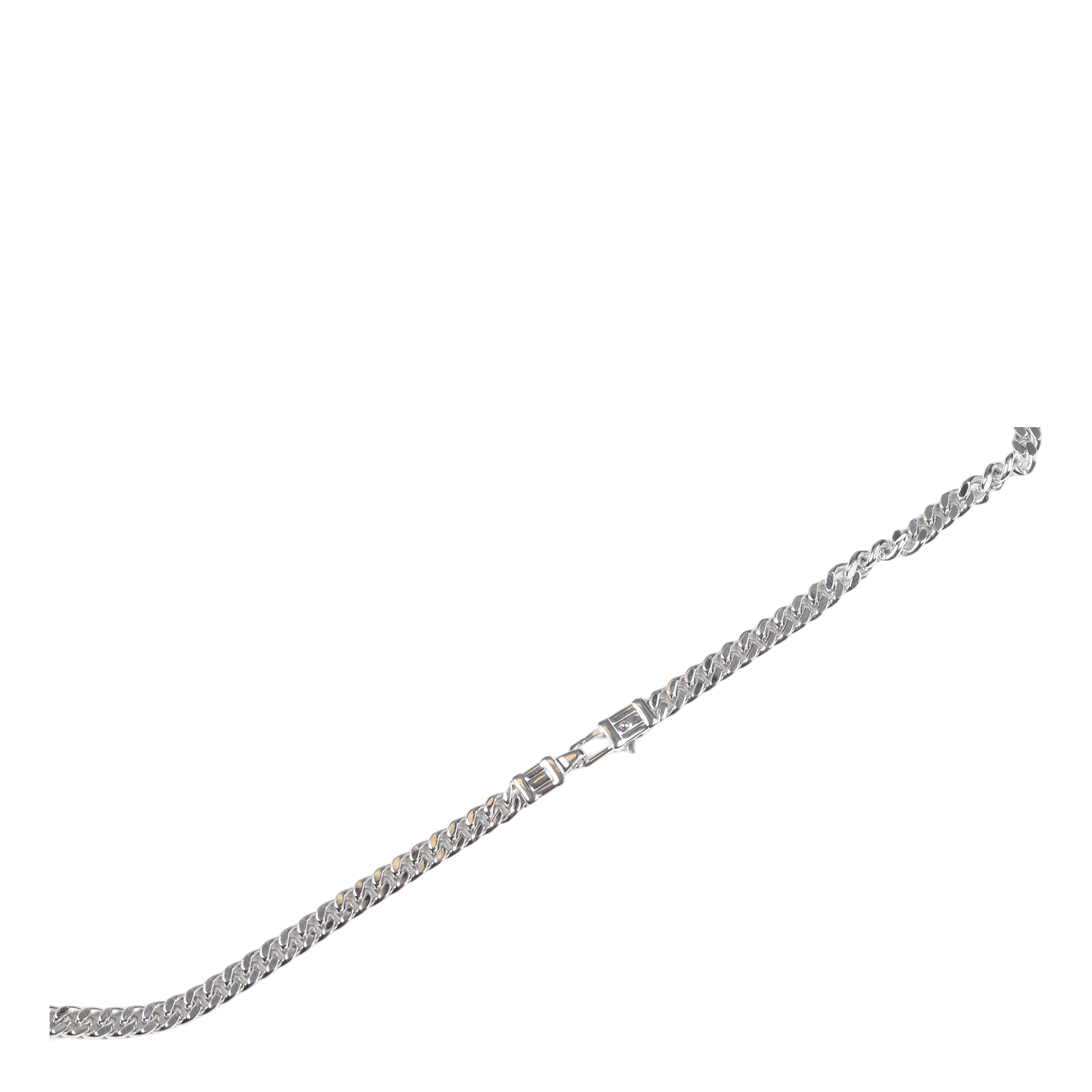 Curb Chain L Silver