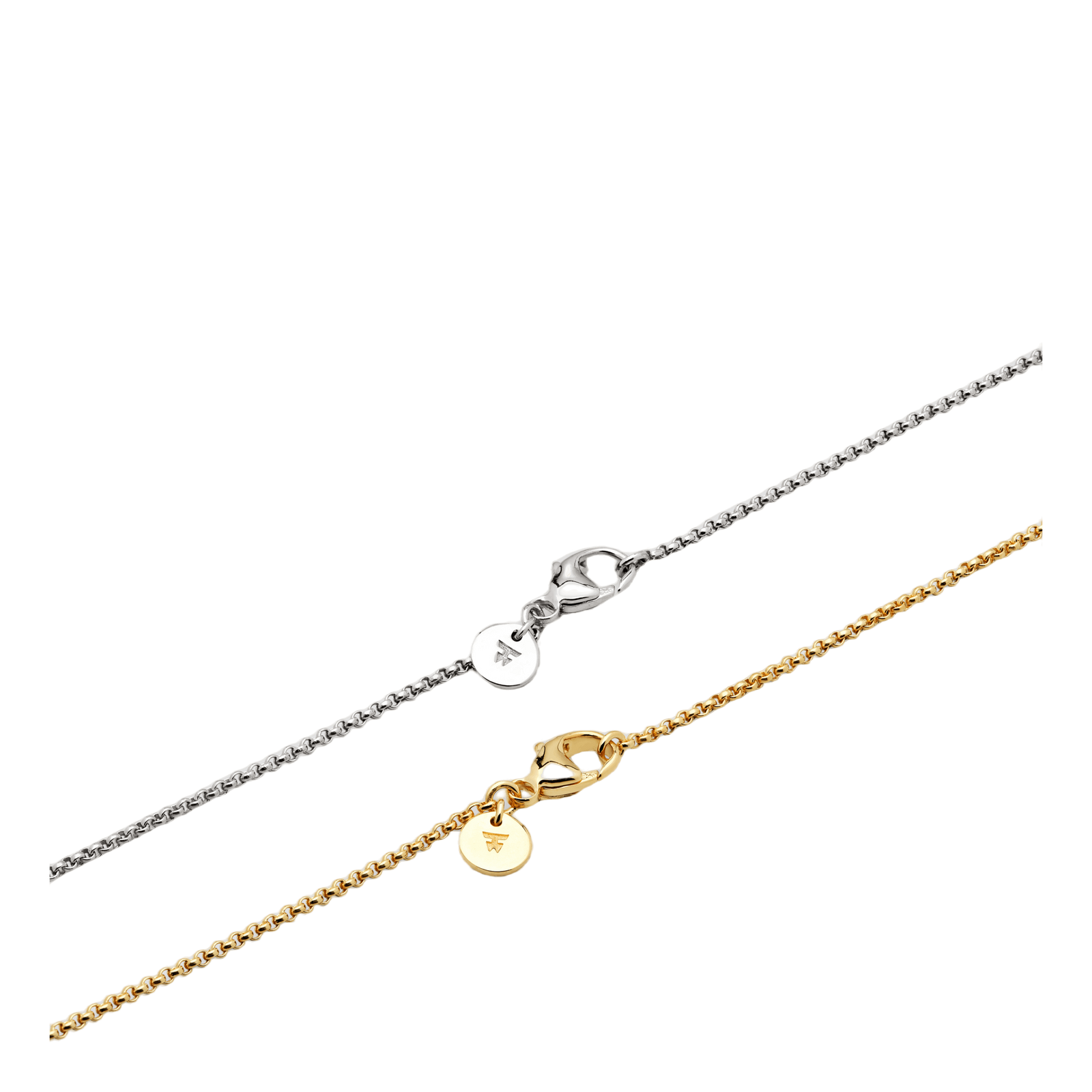 Cushion Pendant Onyx Gold Silver