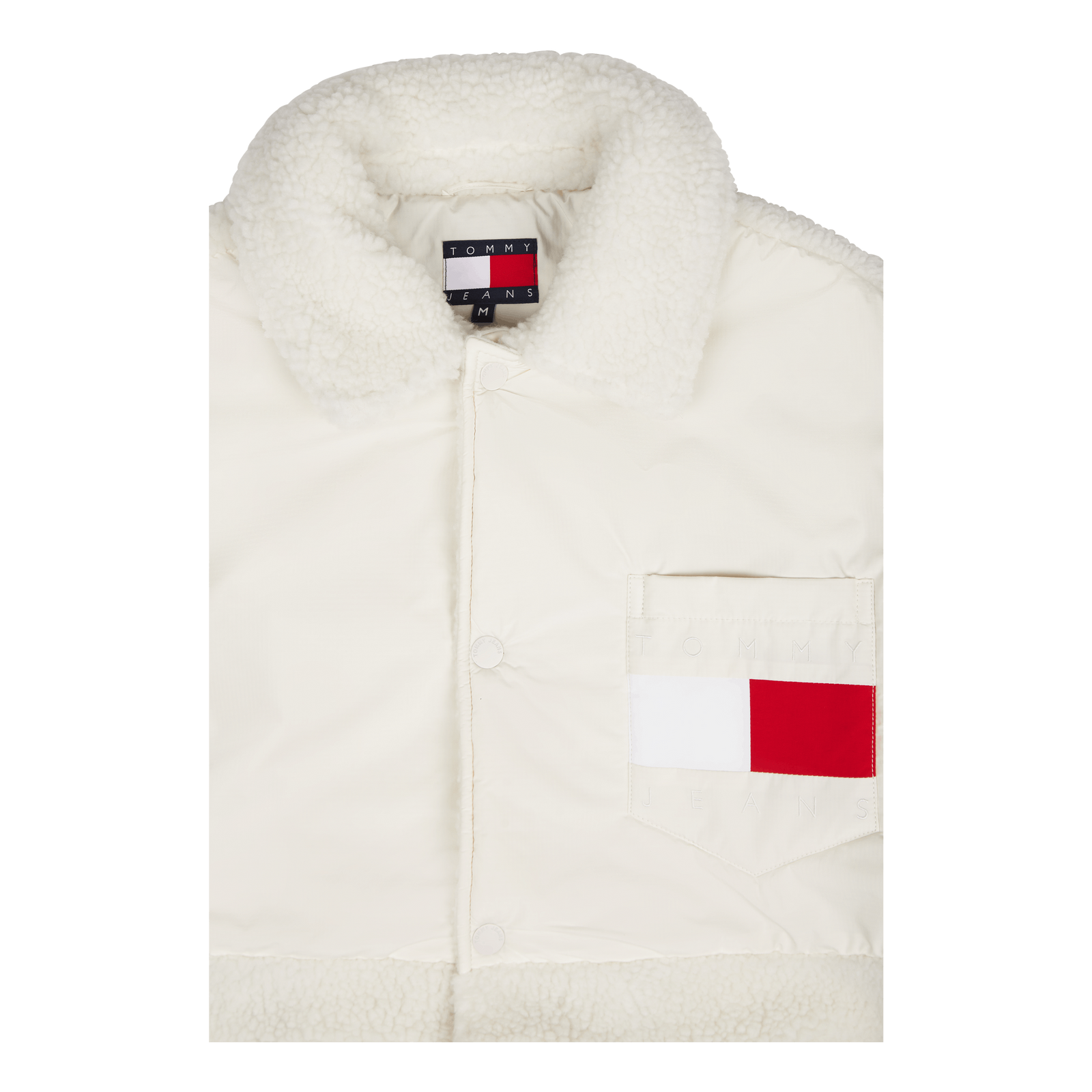 Tjcu Teddy Mix Coach Jacket Beige