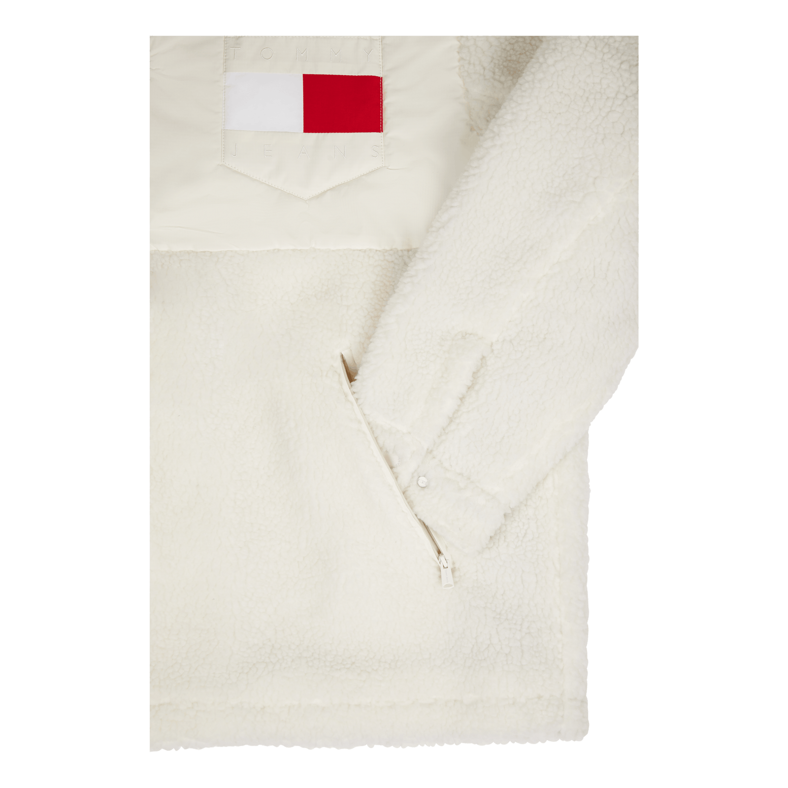 Tjcu Teddy Mix Coach Jacket Beige