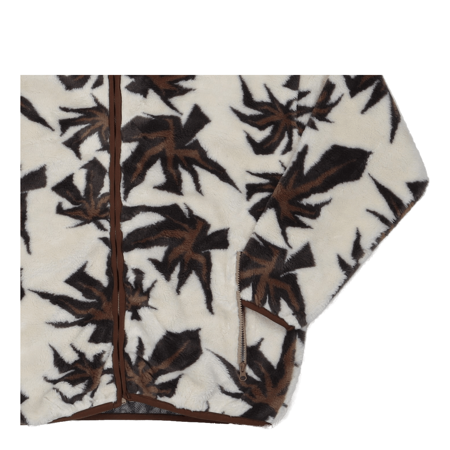 Lowell Jacquard Sherpa Zip Natural