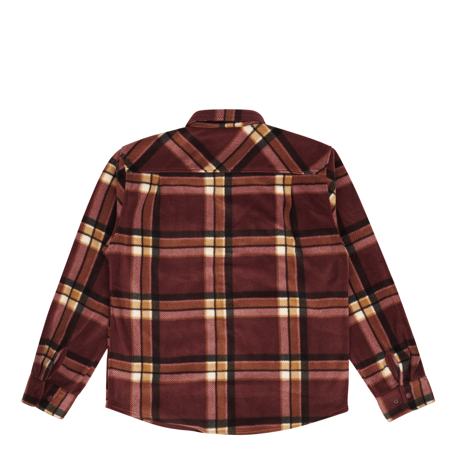 Bowery L/s Arctic Stretch Flee Mahogany Plaid