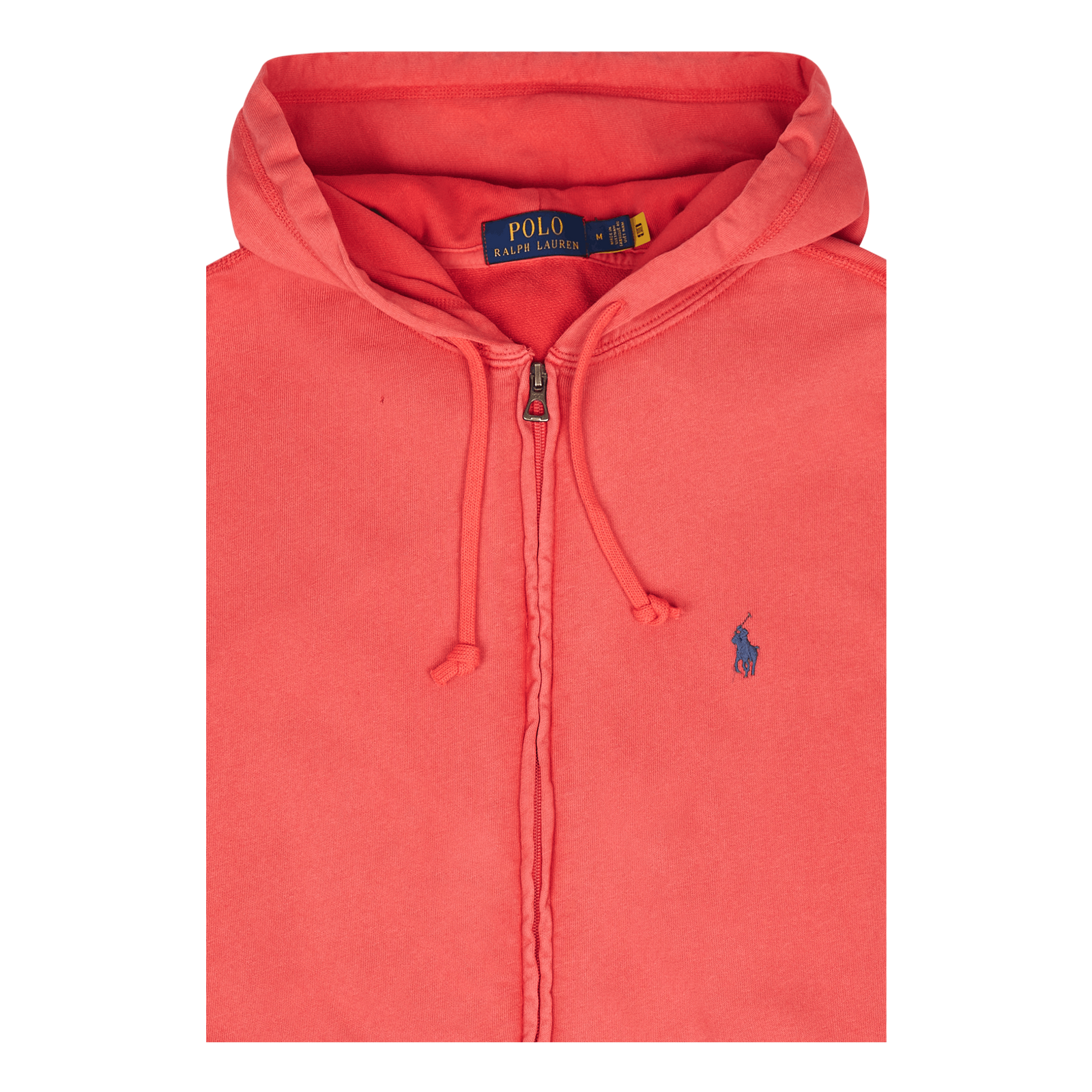 Spa Terry Full-Zip Hoodie Red Reef