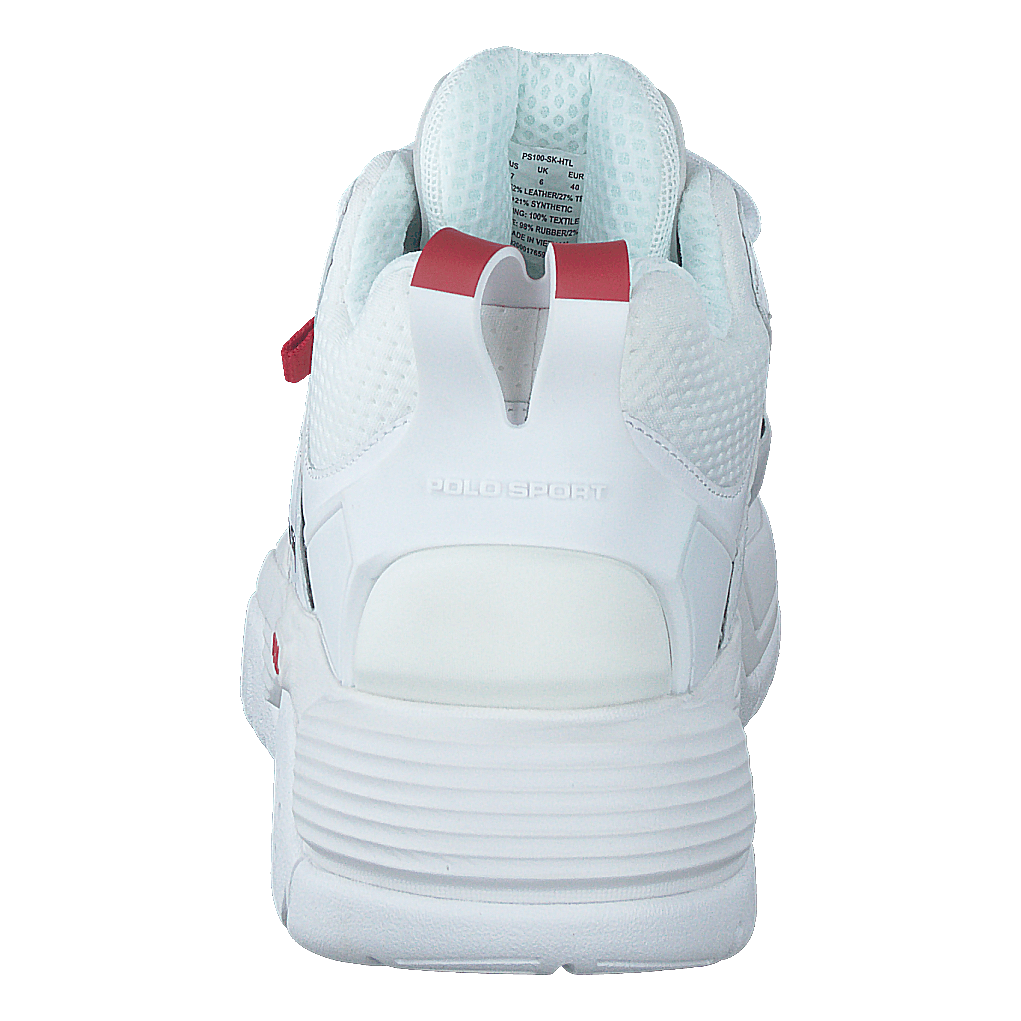 PS100 High-Top Sneaker White / Navy / RL2000 Red
