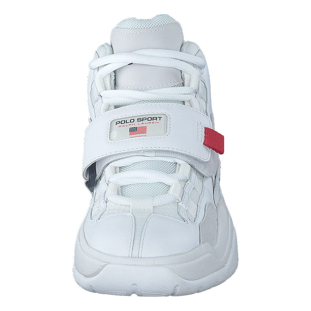 PS100 High-Top Sneaker White / Navy / RL2000 Red