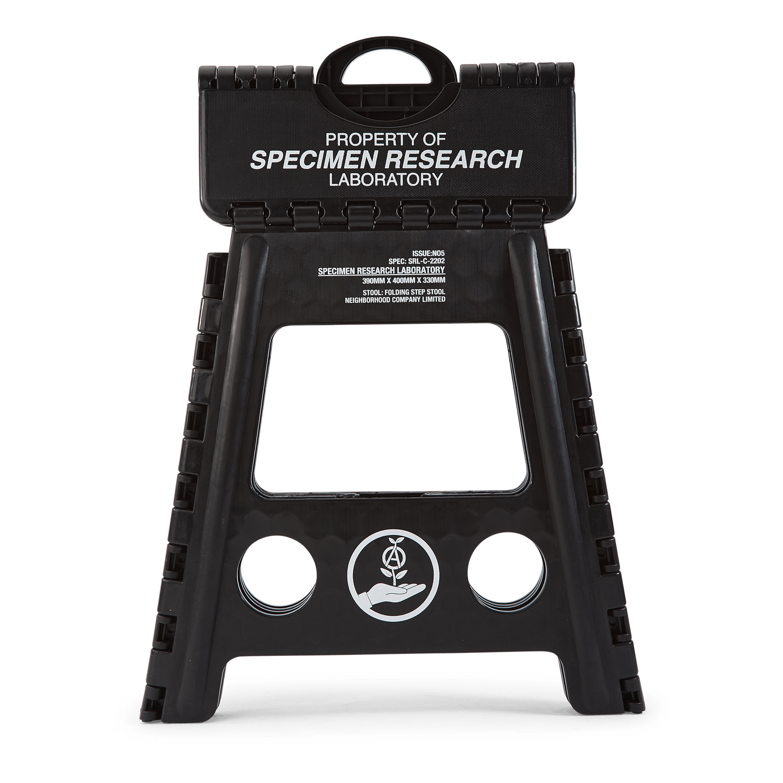 Srl Folding Stool-l . Pp Black