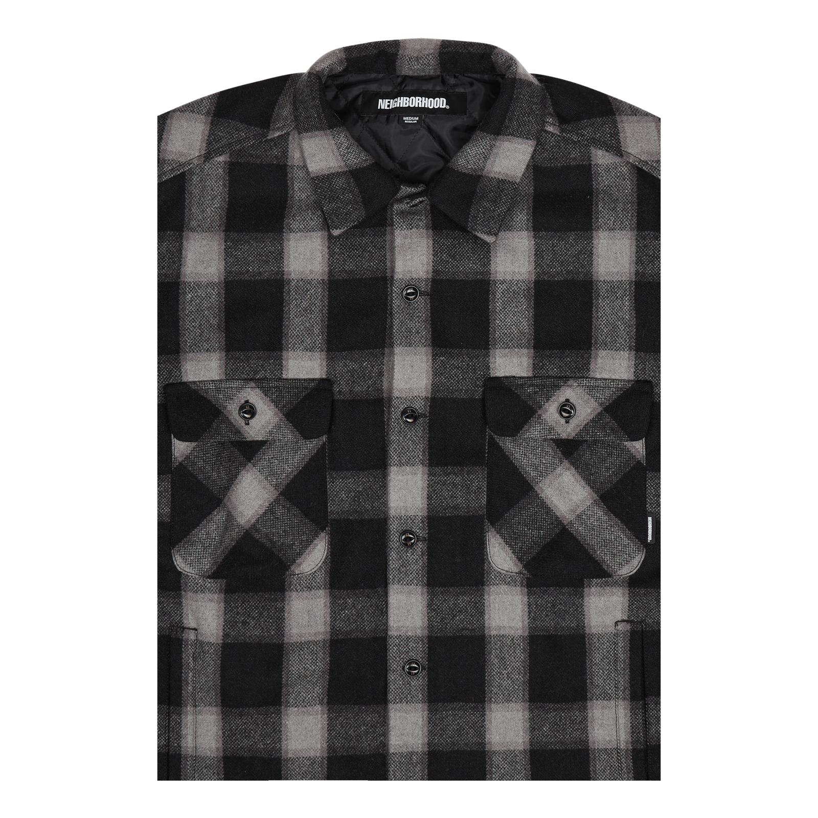 Buffalo Check Sh Ls . Wn Gray