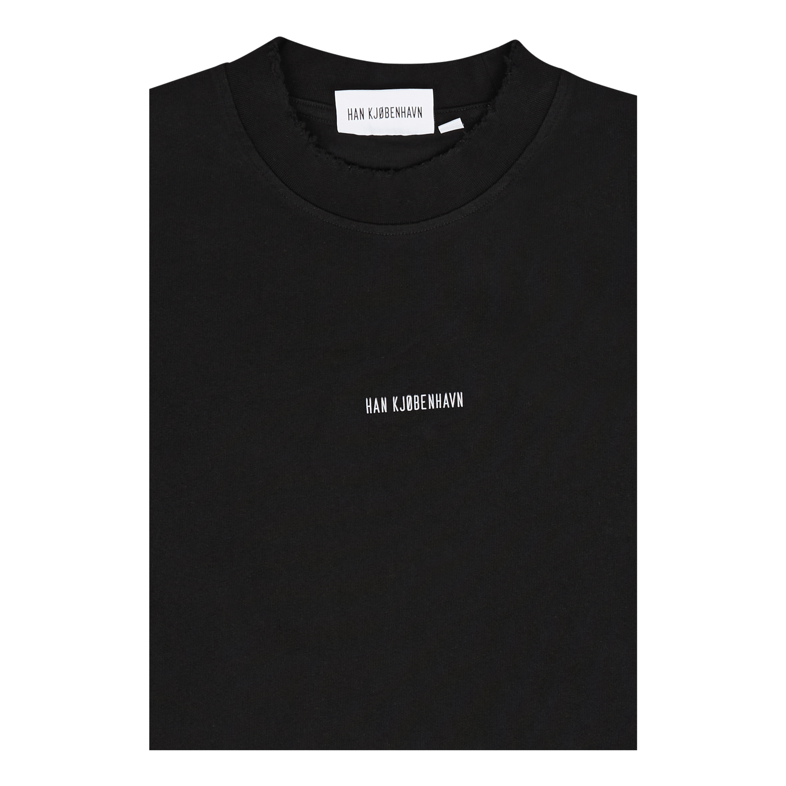 Distressed Tee Short Sleeve Lo Distressed Black