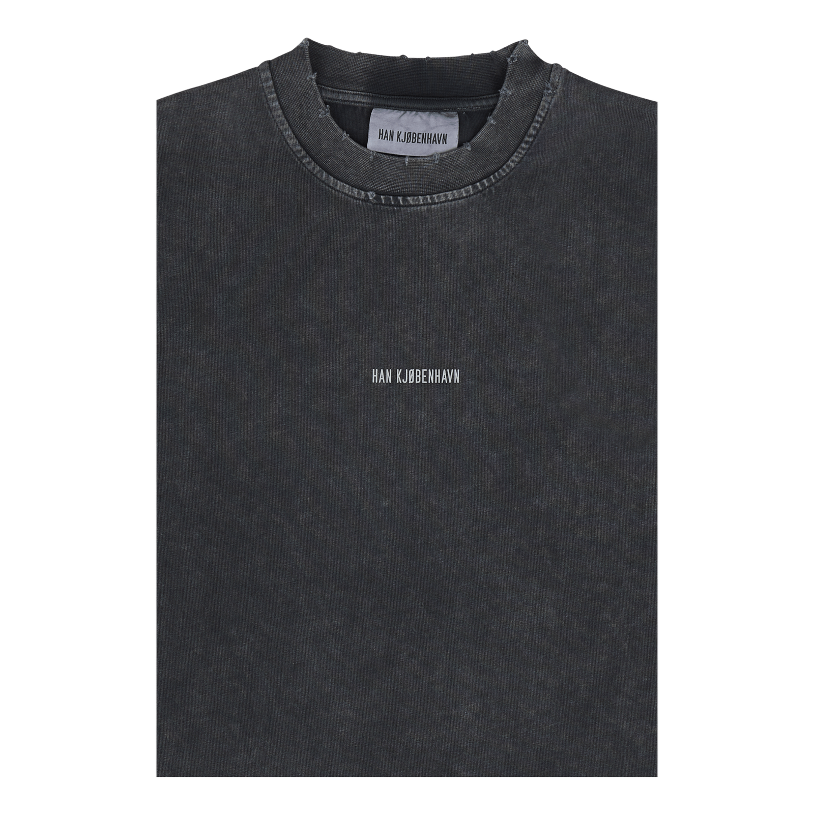 Distressed Tee Short Sleeve Lo Distressed Dark Grey