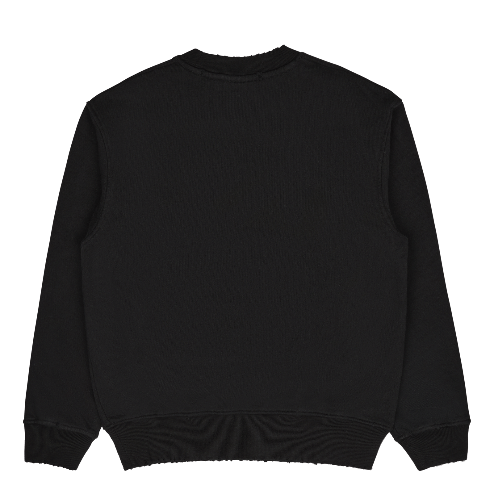 Distressed Crew Logo Distressed Black