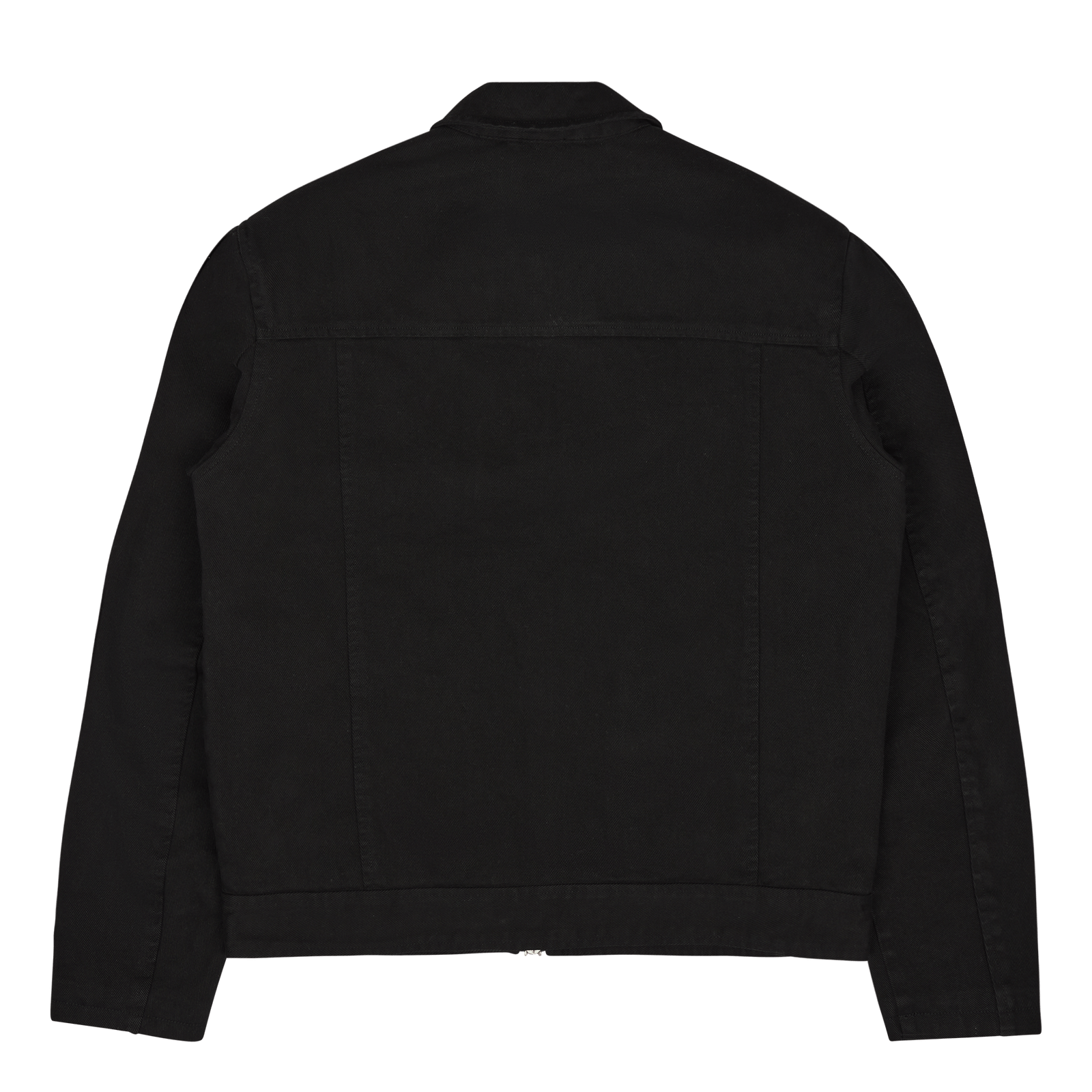 Cotton Boxy Cargo Jacket Black