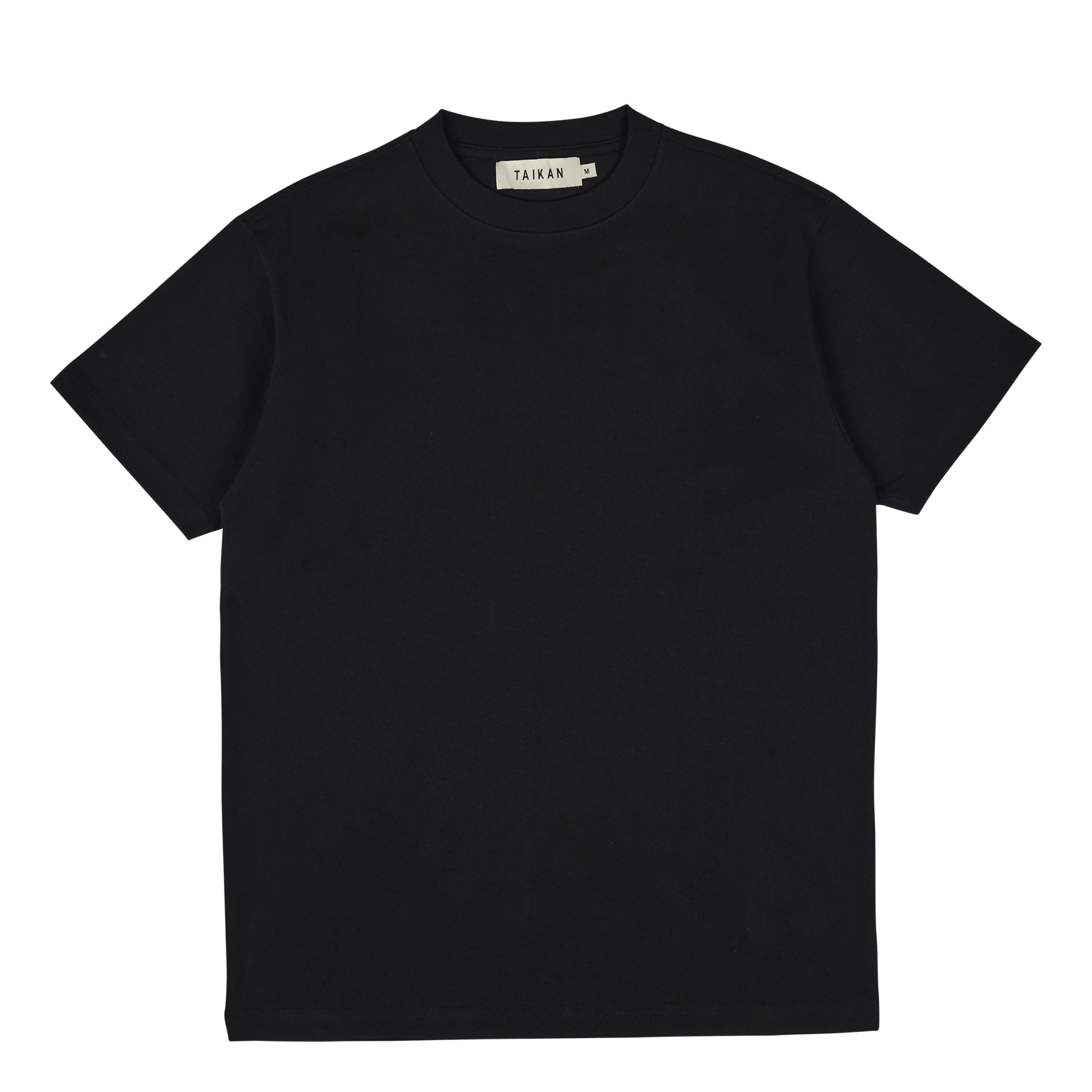 Heavyweight S/s T-black Black