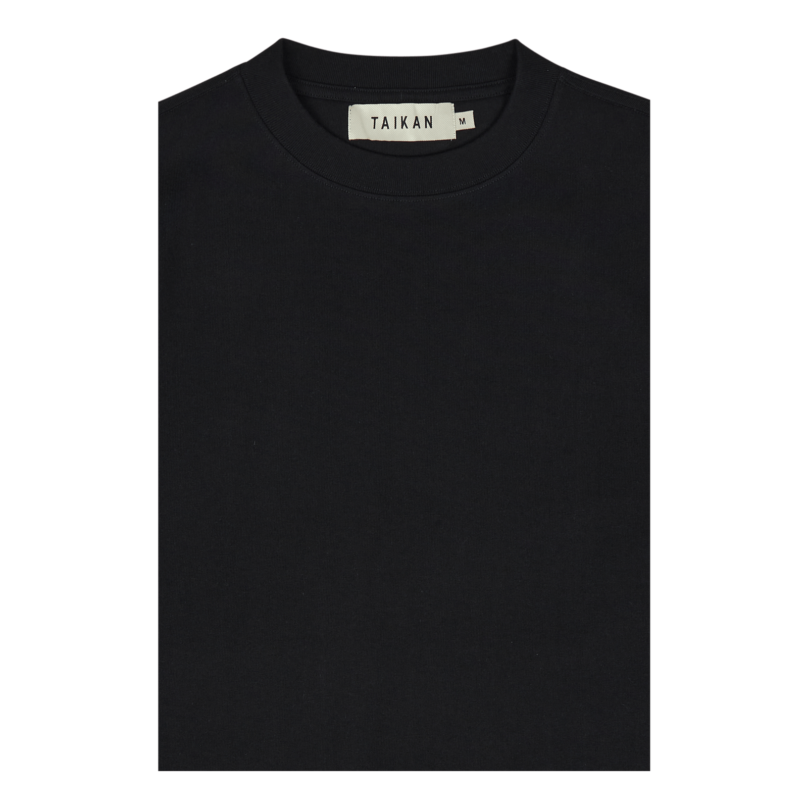Heavyweight S/s T-black Black