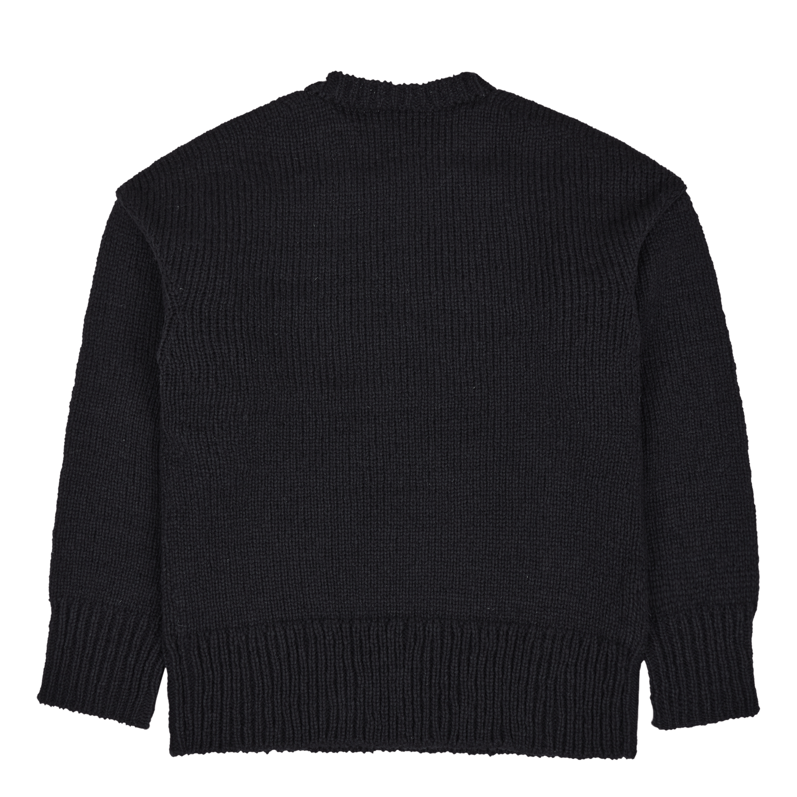 Letterman Crew Knit Navy Navy