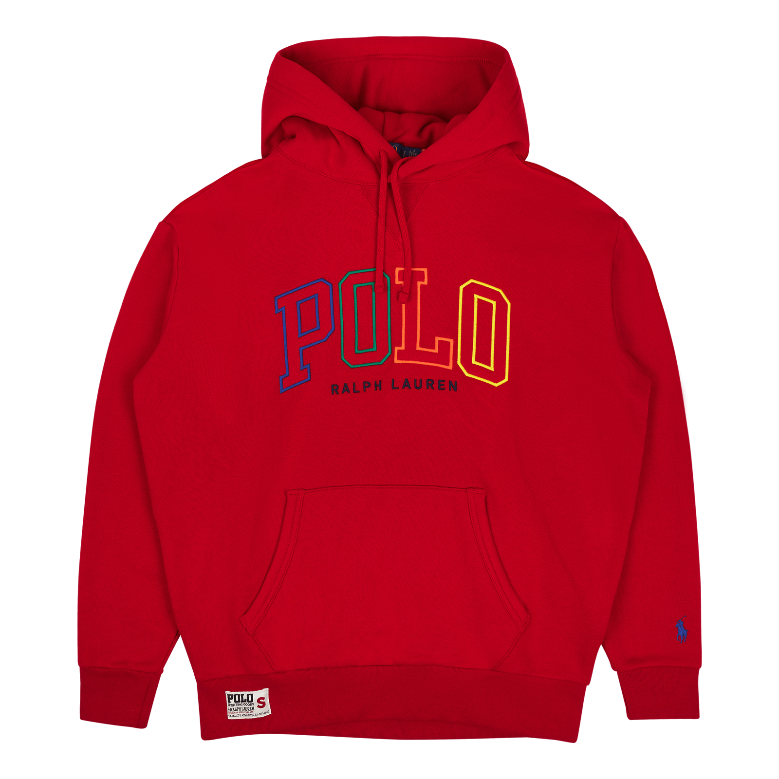 Big Fit Logo Fleece Hoodie RL 2000 Red
