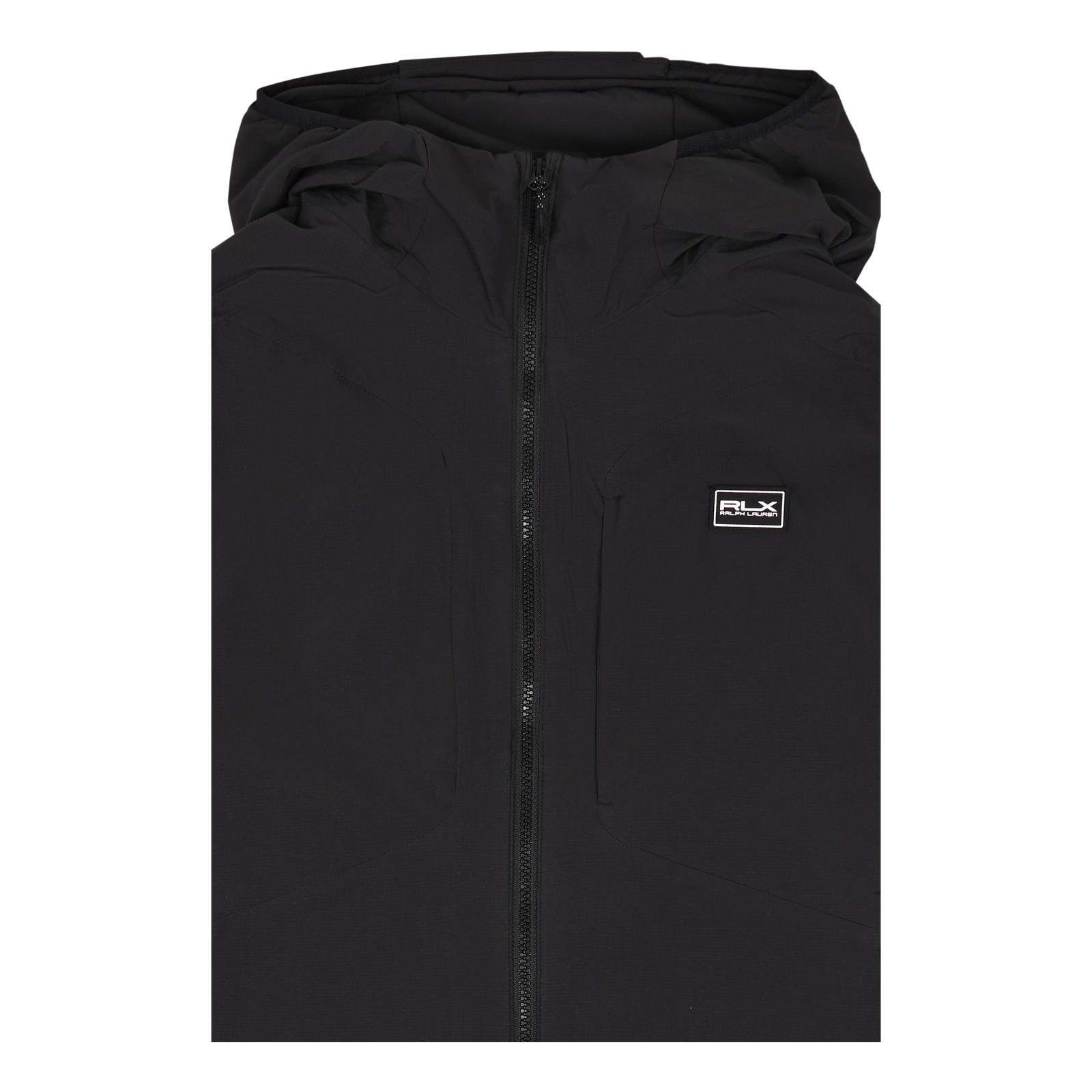 Stretch Ripstop Hooded Jacket Polo Black