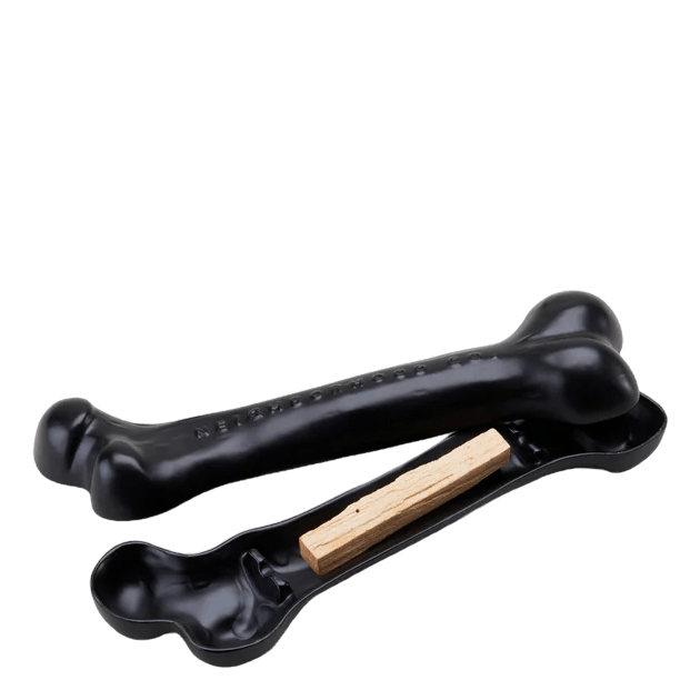 Bone Palo Santo Holder Black