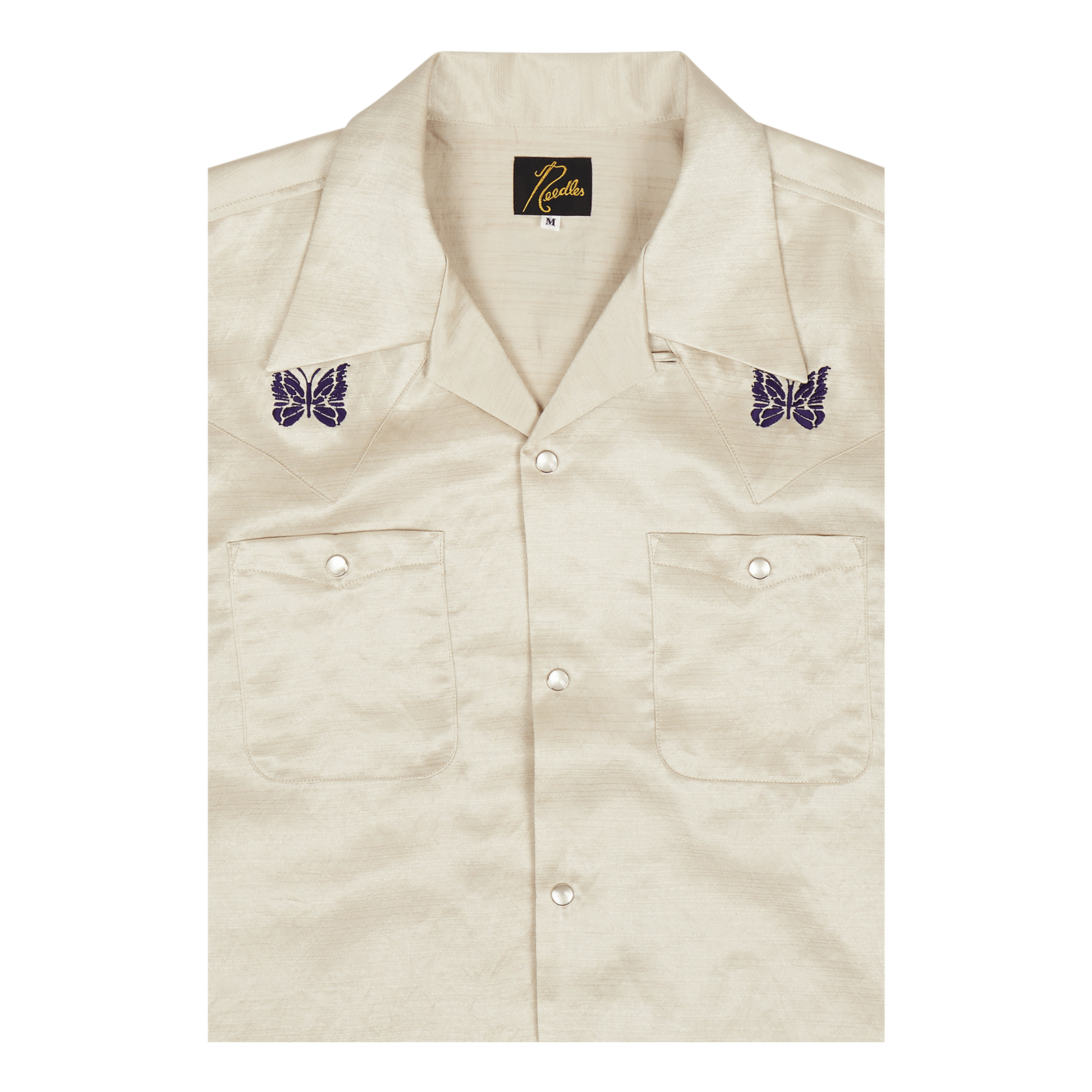 Needles S/s Cowboy One-up Shir A-beige