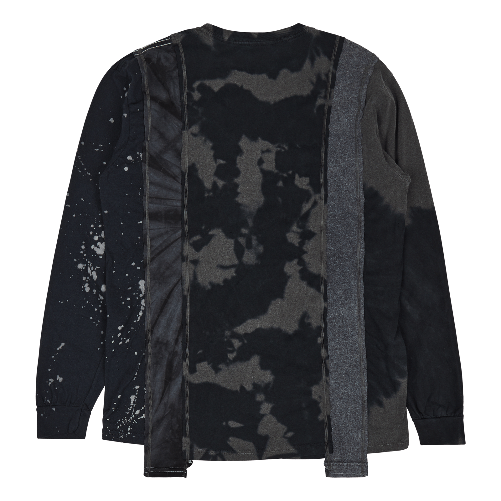 Needles 5 Cuts L/s Tee - B&w M Assorted