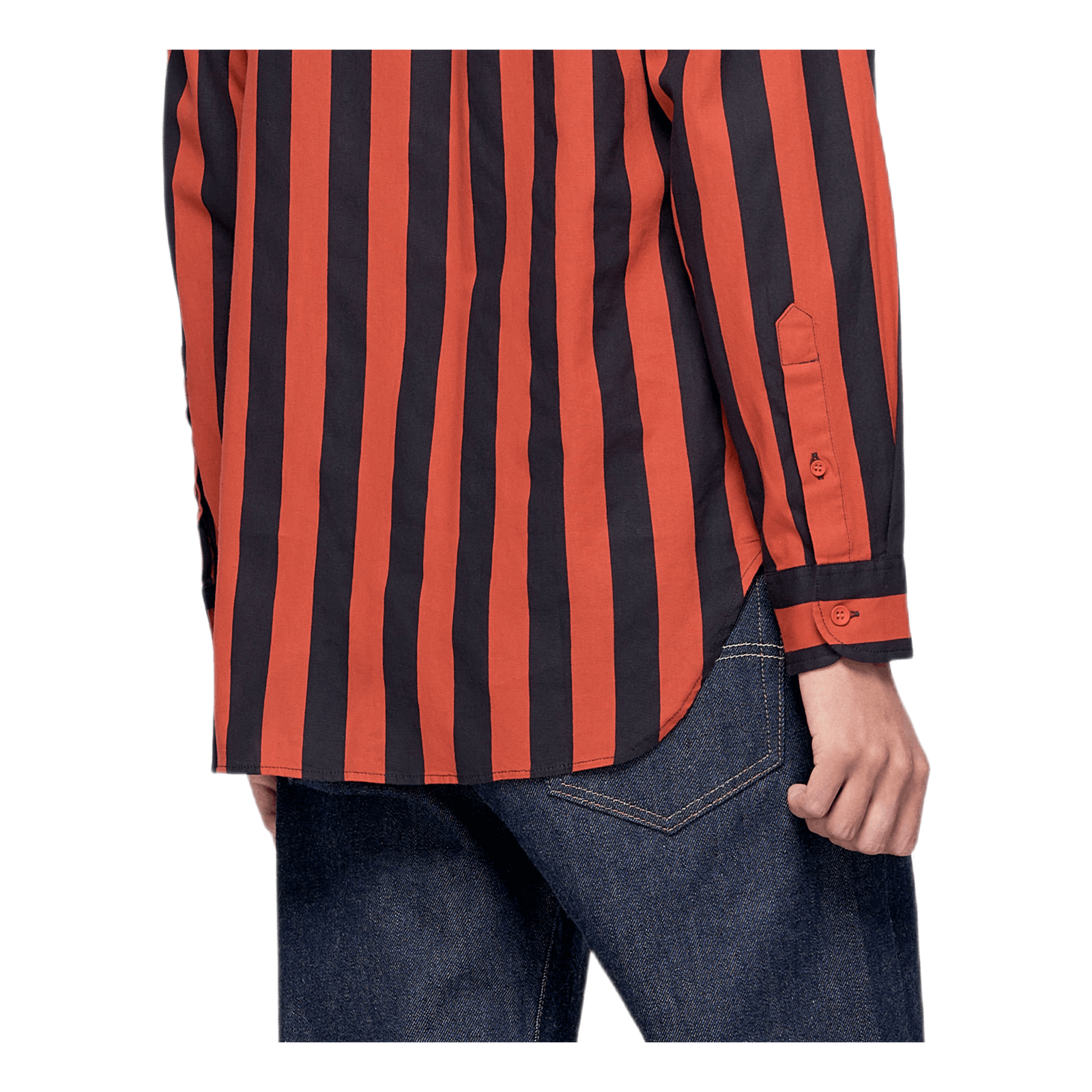 1960s Button Down Shirt Red