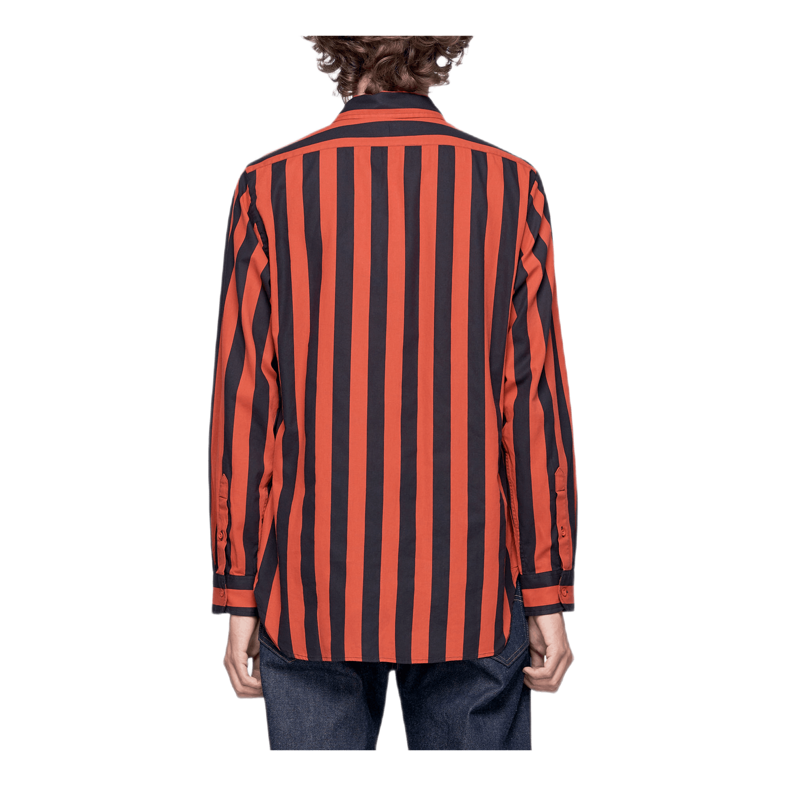 1960s Button Down Shirt Red