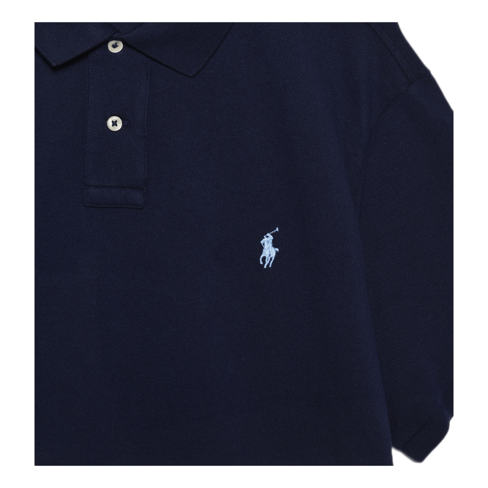 Custom Slim Fit Cotton Mesh Po Blue