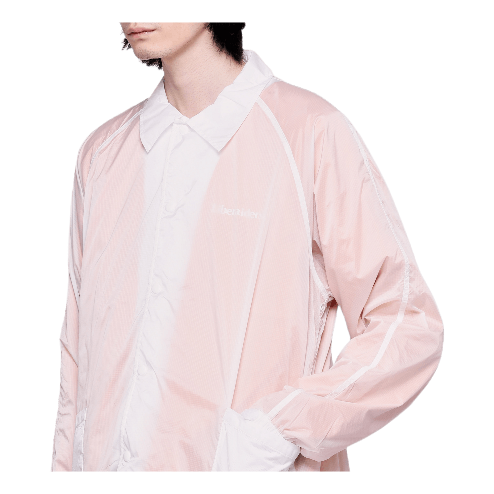 Transparent Coach Jacket Orange