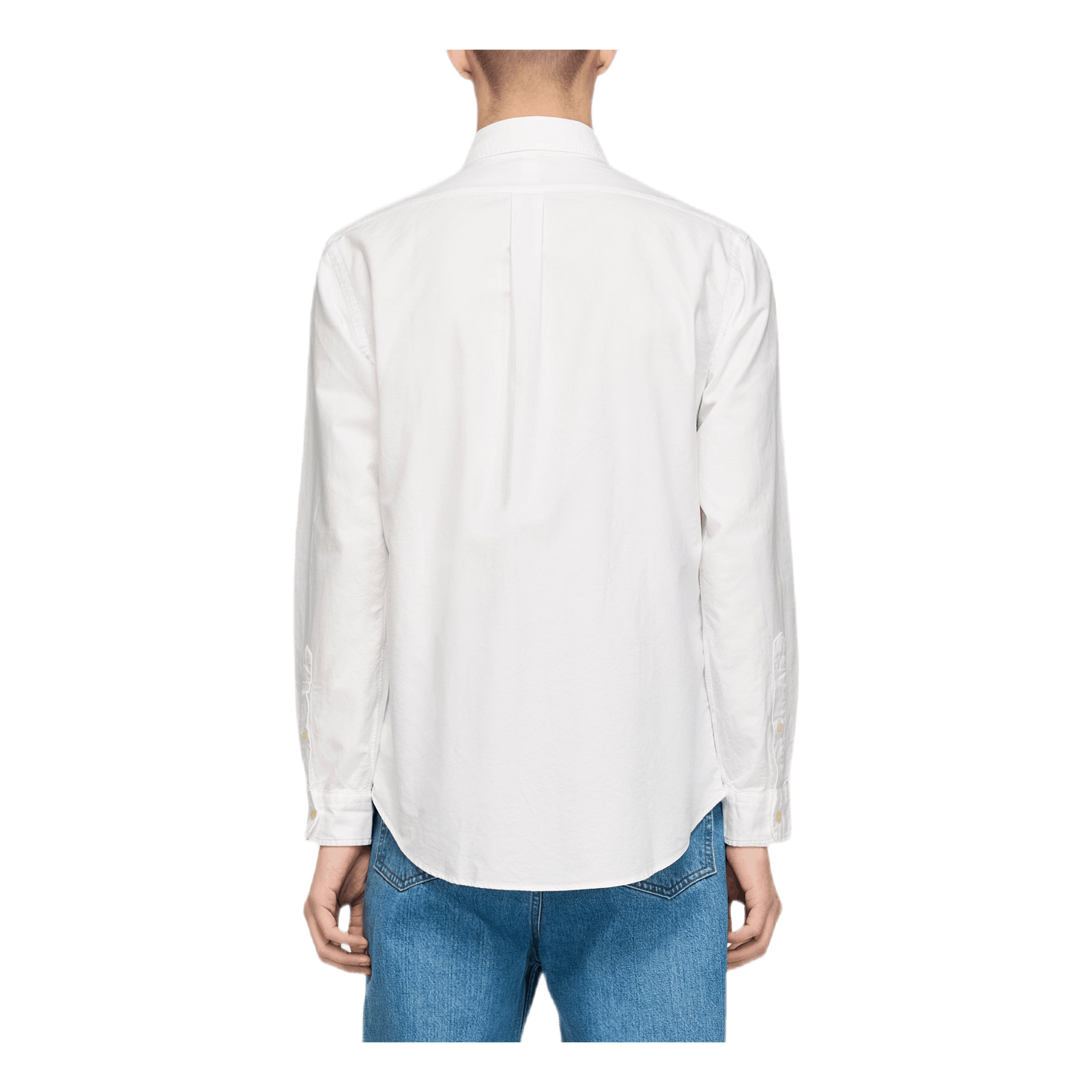 Custom Fit Oxford Shirt White