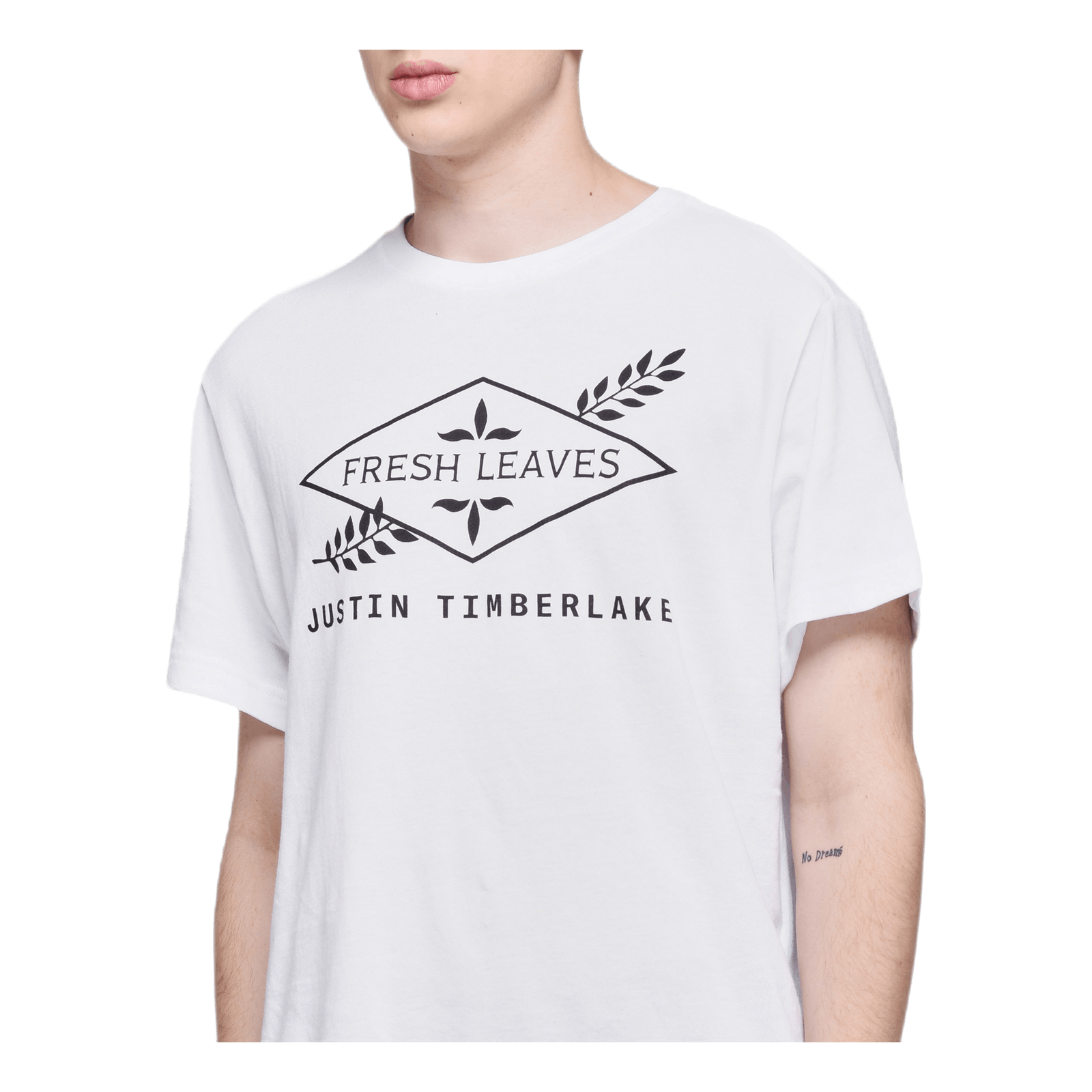 Fresh Leaves Tee White